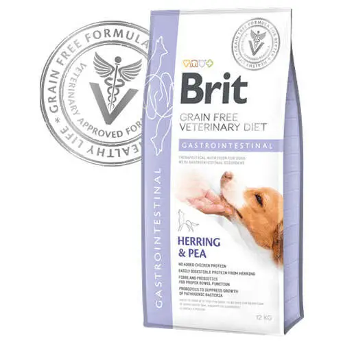 Brit Veterinary Diets Gastrointestinal Tahılsız Ringa B. Köpek Maması 2 Kg