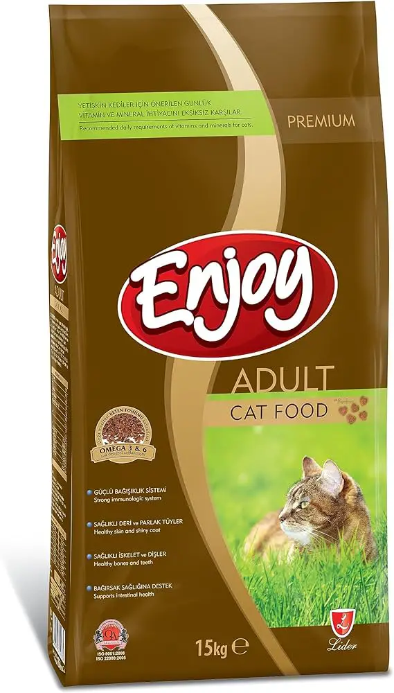 ENJOY TAVUK ETLI YETISKIN KEDI MAMASI 15 KG (%20)