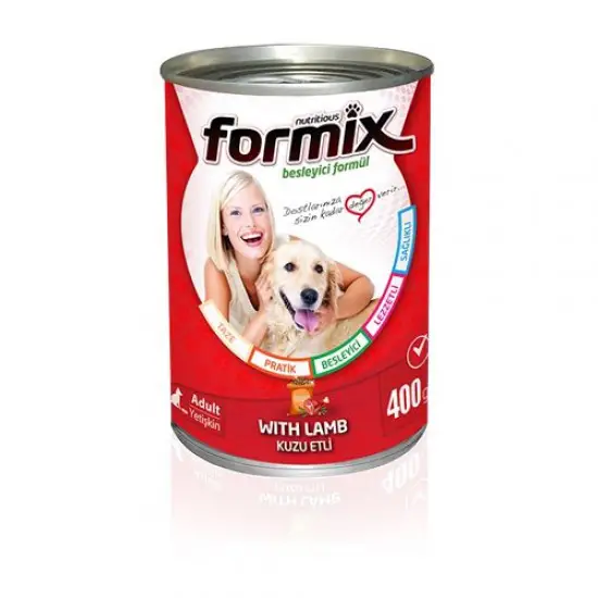 FORMIX KÖPEK KONSERVESİ- KUZU ETLİ 400 GR