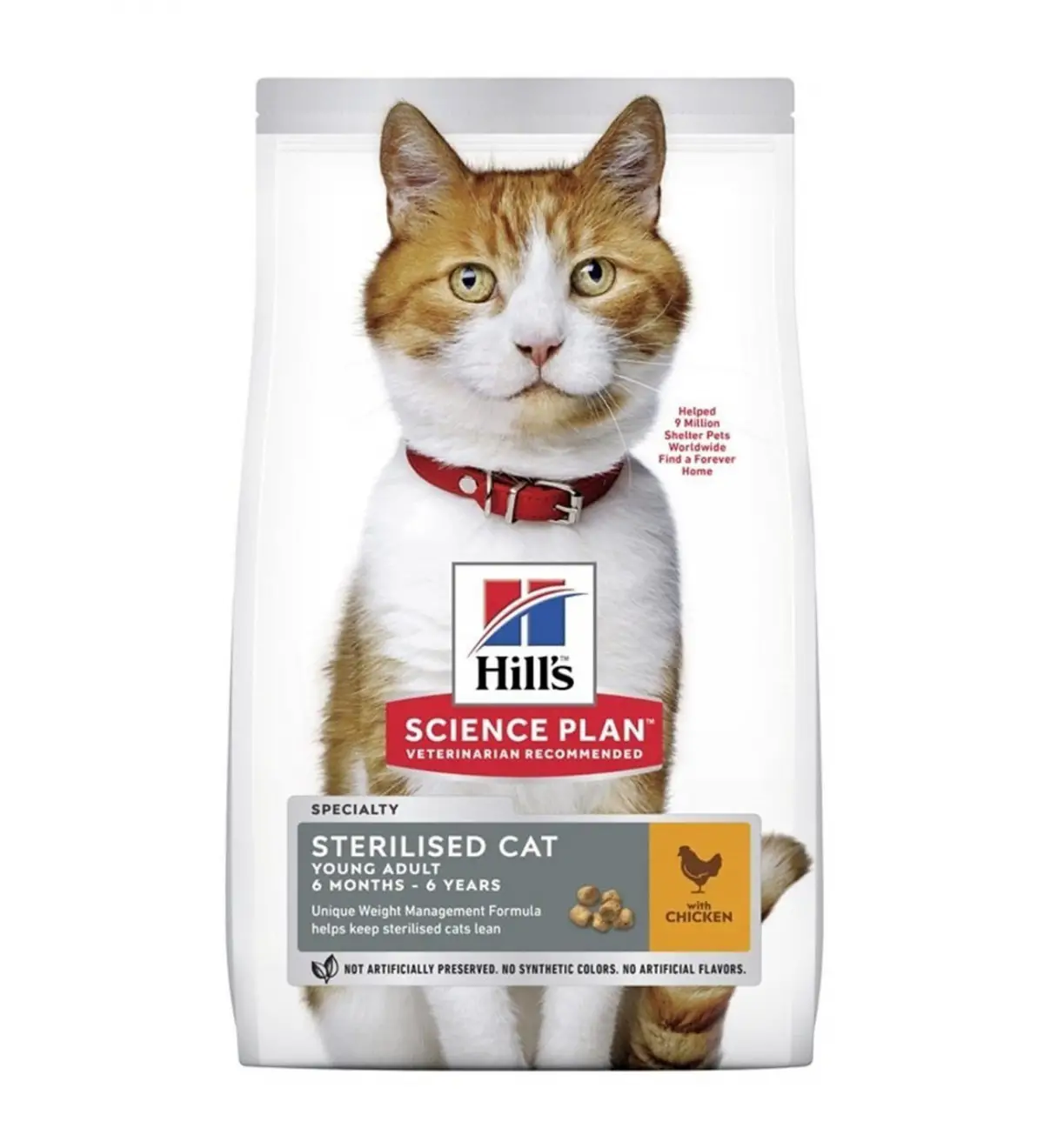 HILLS YOUNG ADULT STERIL TAVUKLU KISIR KEDI MAMASI 3 KG