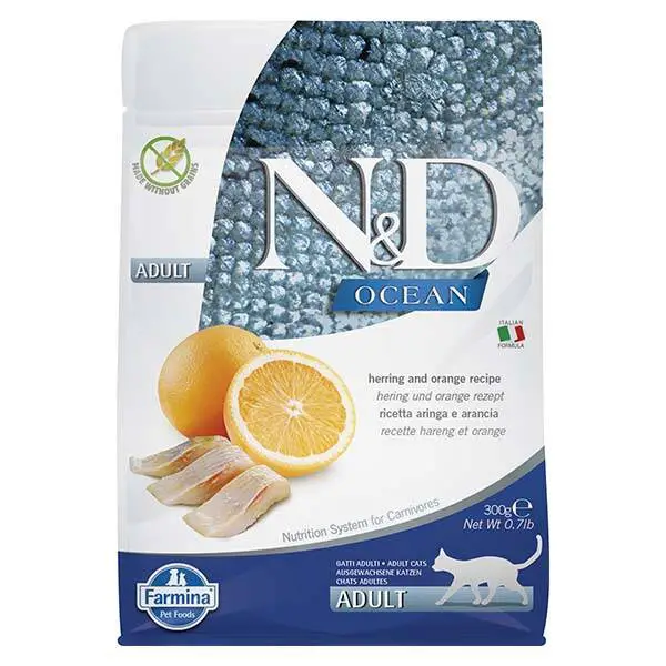 N&D OCEAN  RINGA BALIGI & PORTAKAL YETISKIN 1,5 kg