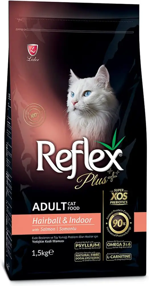 REFLEX PLUS HAIRBALL SOMONLU YETISKIN KEDI MAMASI 15 KG